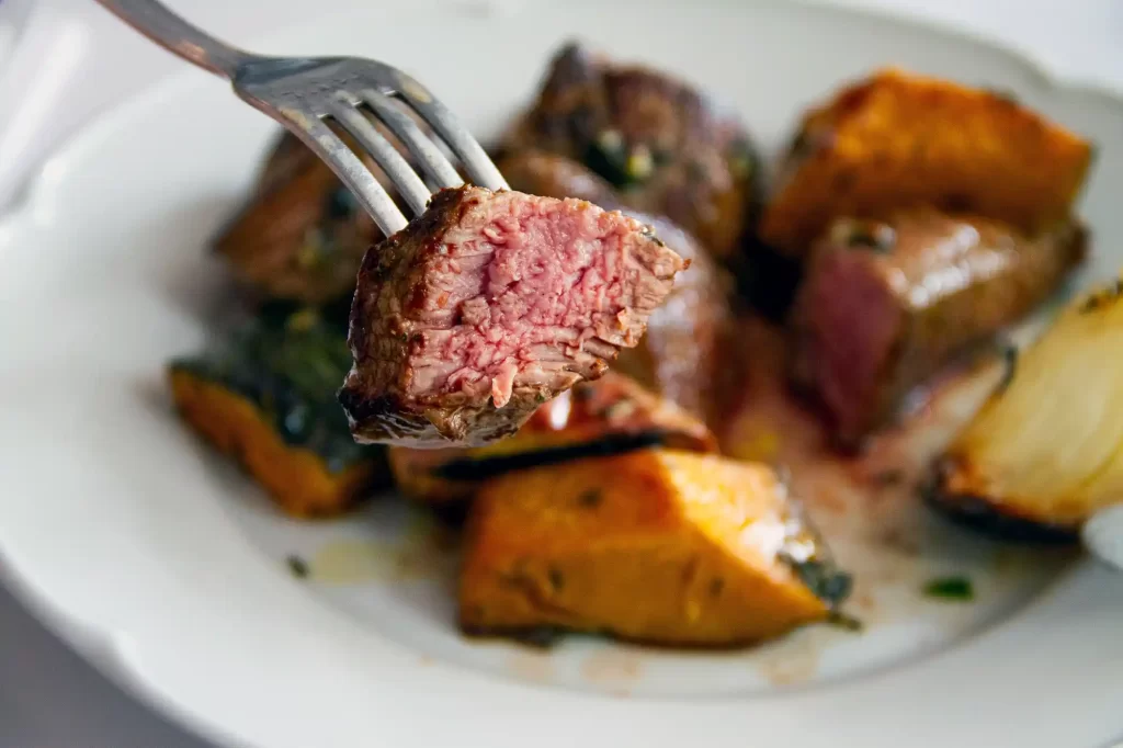 Steak tips at Restaurante Casero in Buenos Aires