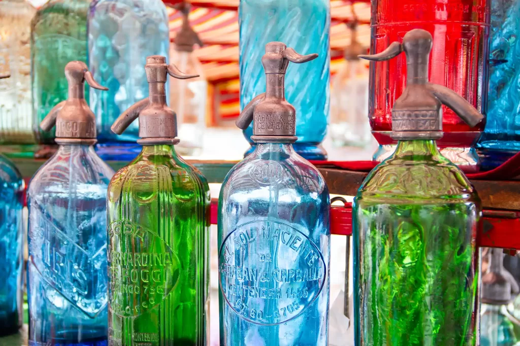 Soda bottle store in Buenos Aires