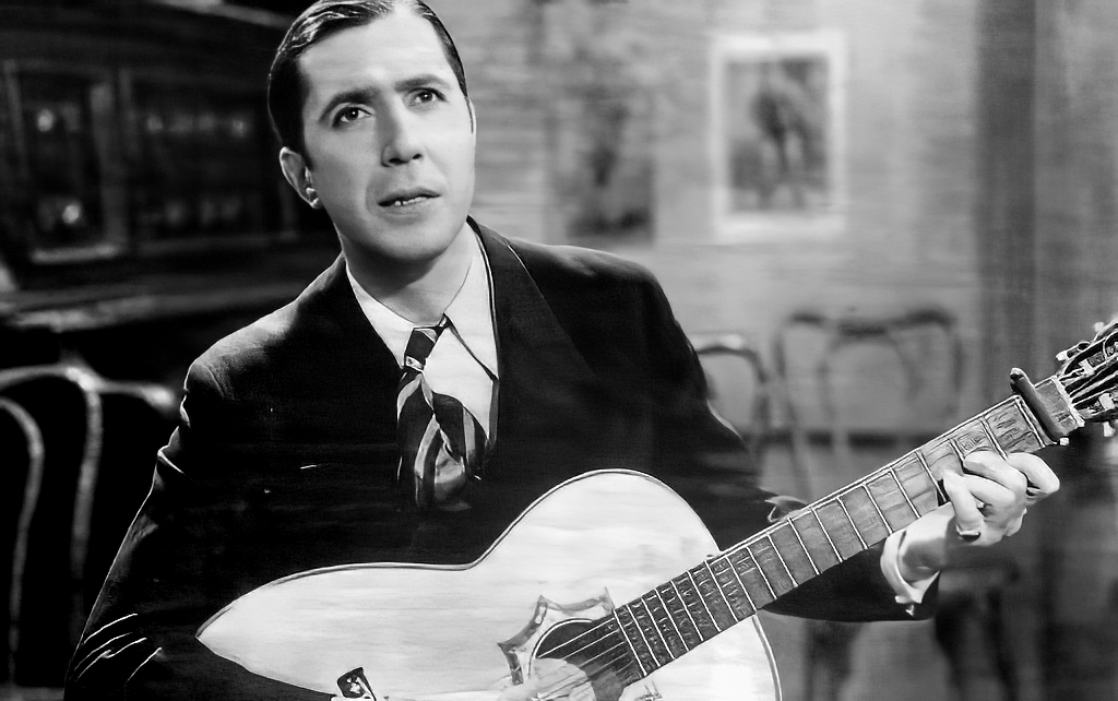 Carlos Gardel Portraits with guitar