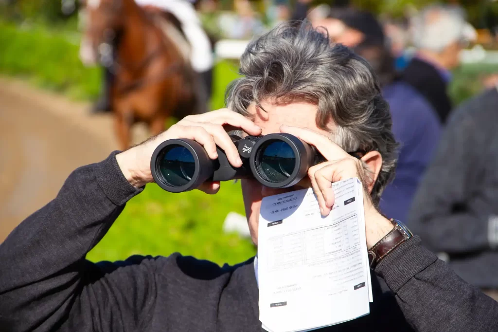 Watching horse races in Buenos Aires