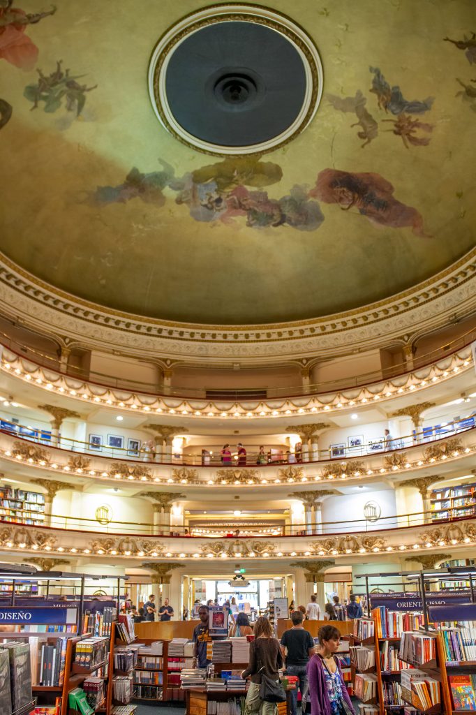 Theater bookstore in Buenos Aires