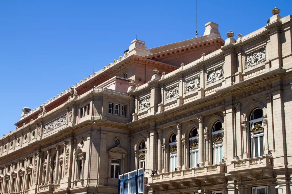 Outside view Teatro Colon Buenos Aires